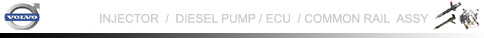 volvo Injector,diesel pump,ecu, common rail assy